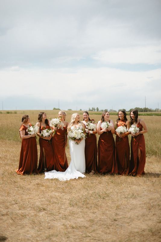 Cadence & Trenton, bridal party