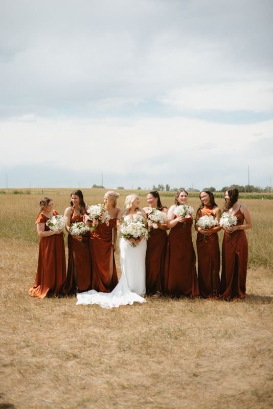 Cadence & Trenton, bridal party