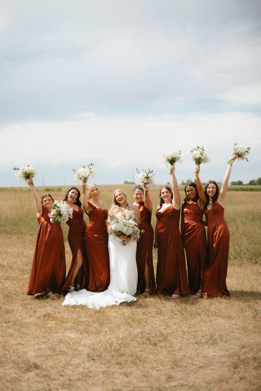 Cadence & Trenton, bridal party