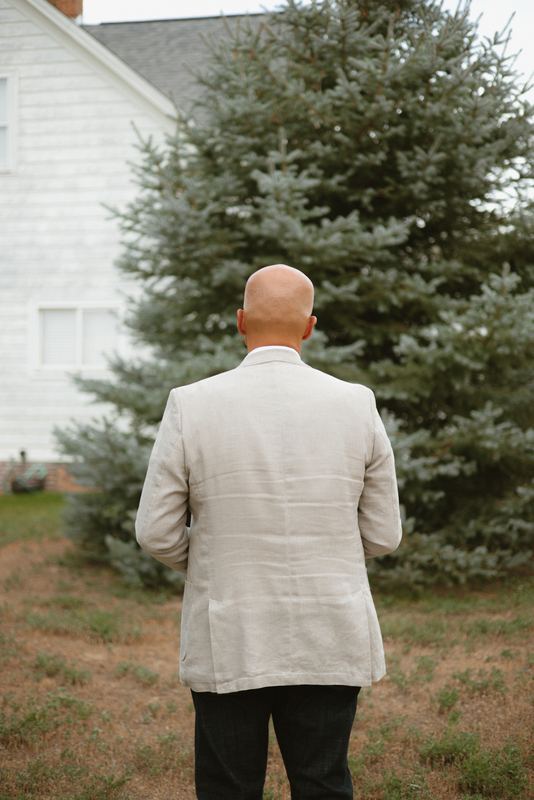 Cadence & Trenton, first look with dad