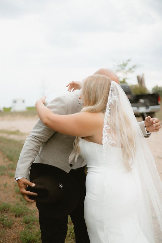 Cadence & Trenton, first look with dad