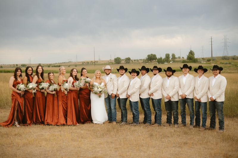 Cadence & Trenton, bridal party