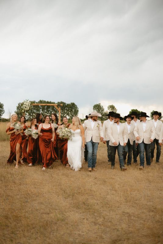 Cadence & Trenton, bridal party